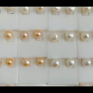 Pearl earrings